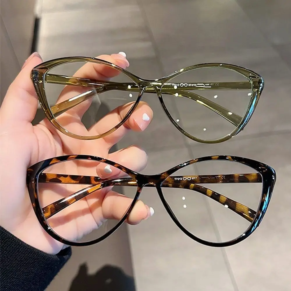 Vintage Cat Eye Anti Blue Light Glasses Women Men High-definition Myopia Prescription Eyeglasses Frames Optical Computer Eyewear