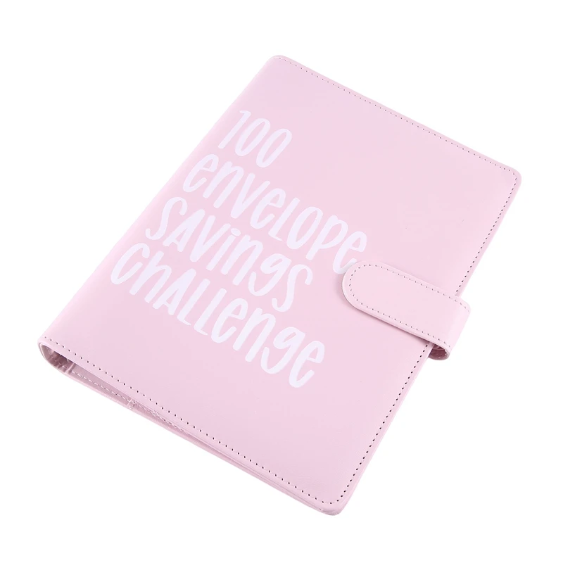 100 Envelopes Challenge Binder, Simple And Interesting Way To Save 5,050, Budget Planning Book Reusable Durable Easy To Use