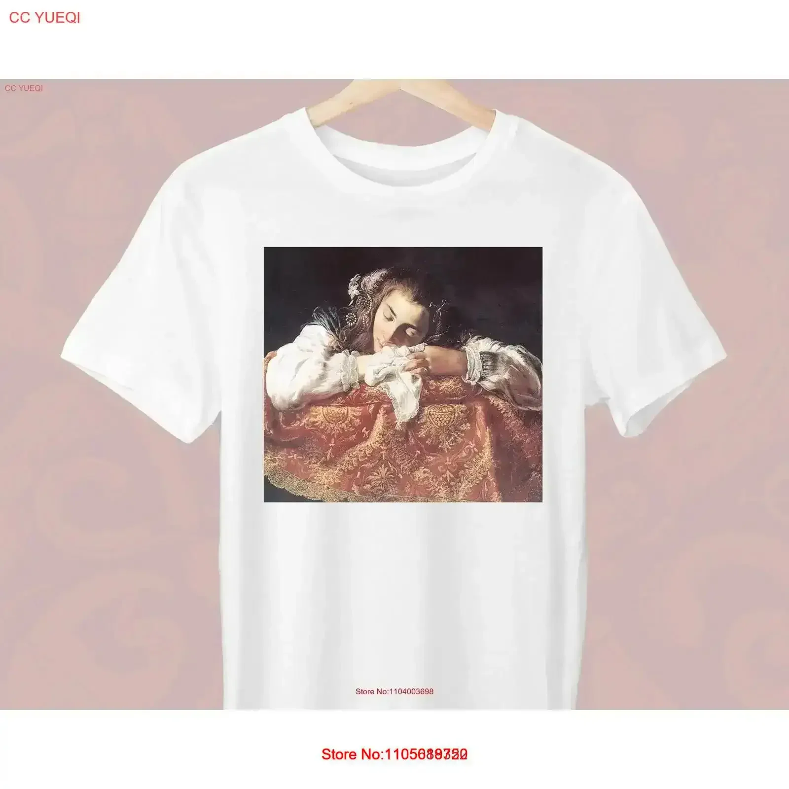 Sleeping Girl Domenico Fetti Greek T Shirt Love vintage Washed Slightly Stylish streetwear Stretched Soft Comfortable fashion