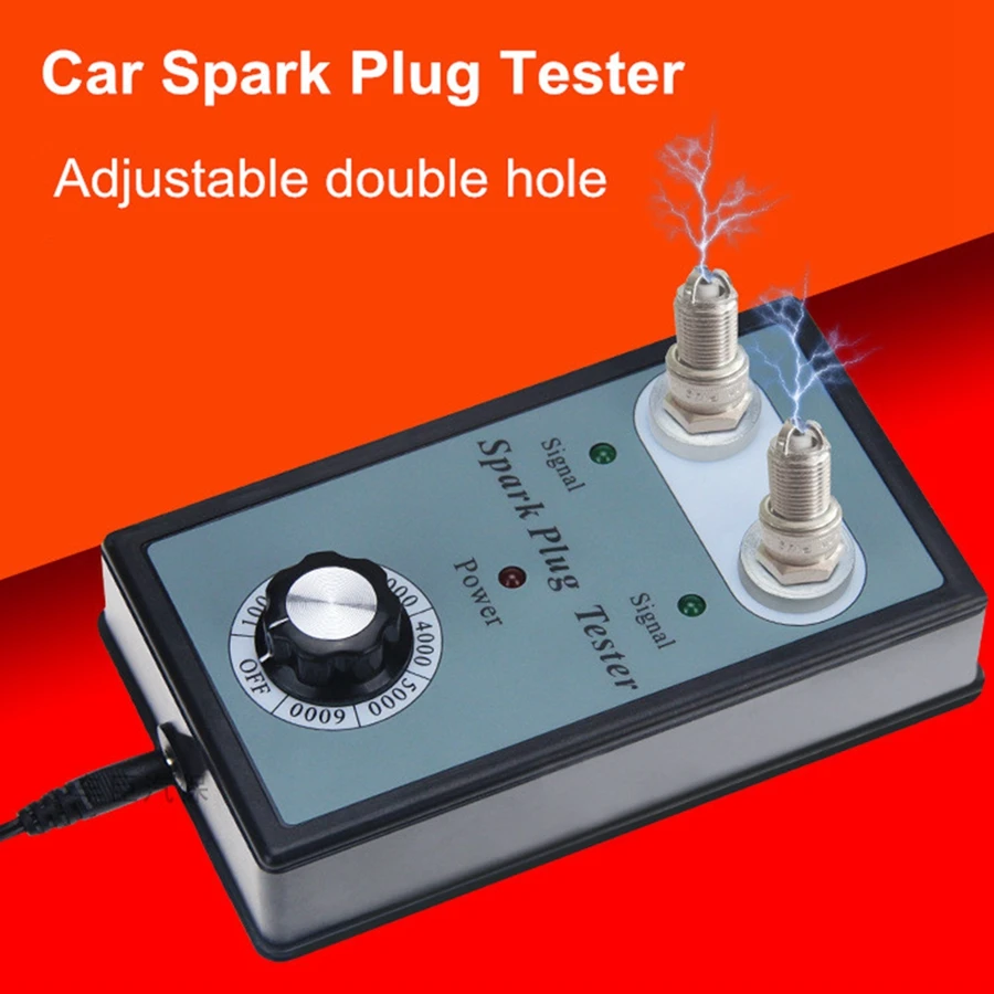 Wire Diagnostic Test Tool Automotive Coil Detector Car Spark Tester Spark Plug Tester Dual Hole Tester Ignition System Tester