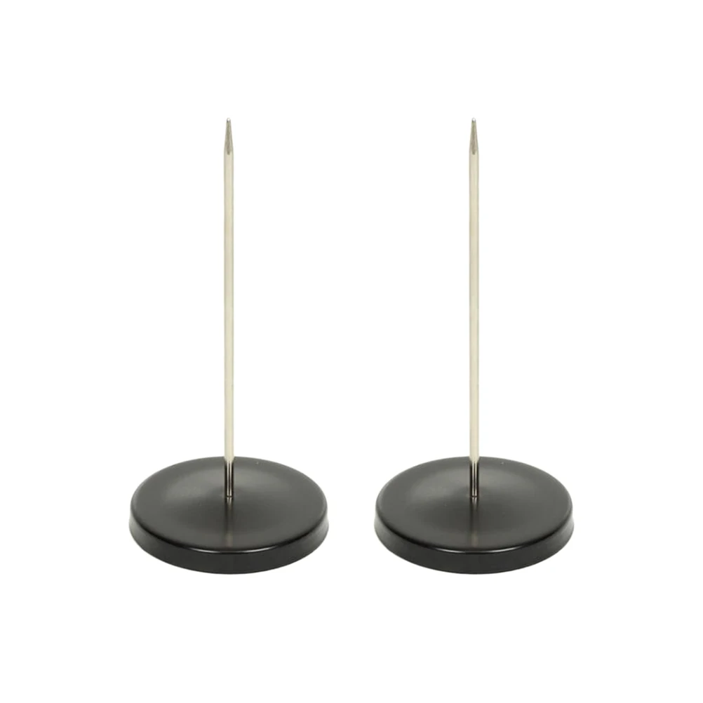 2PCS Bill Check Straight Rod Holder Desk Straight Rod Receipt Paper Check Iron Restaurant Office