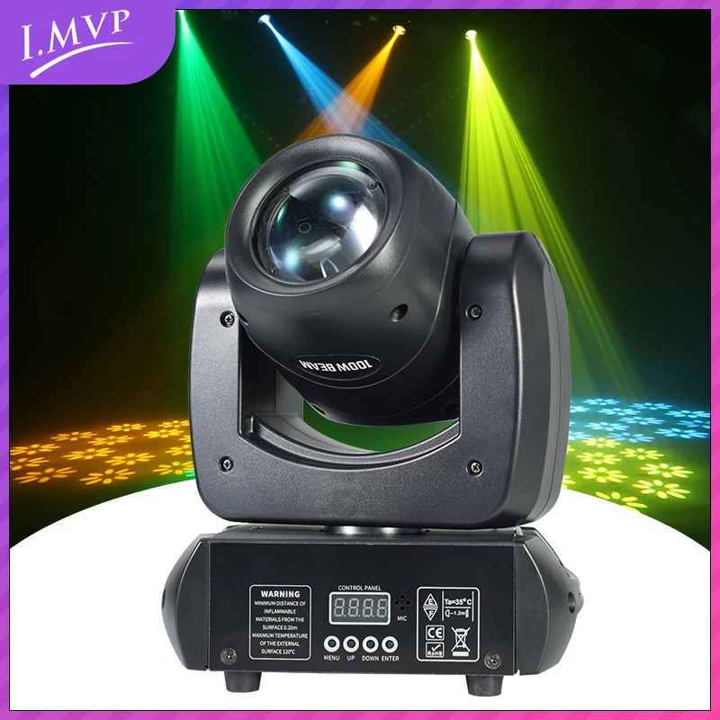 Wholesale Price 100 Watt DMX512 100W Mini LED Beam Light KTV Disco Private Room Moving Head Light