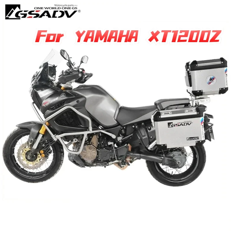 

Aluminum Magnesium Alloy Side Box Motorcycle Luggage Top Case Waterproof Steel Bracket for YAMAHA XT1200Z Motorcycle Equipment