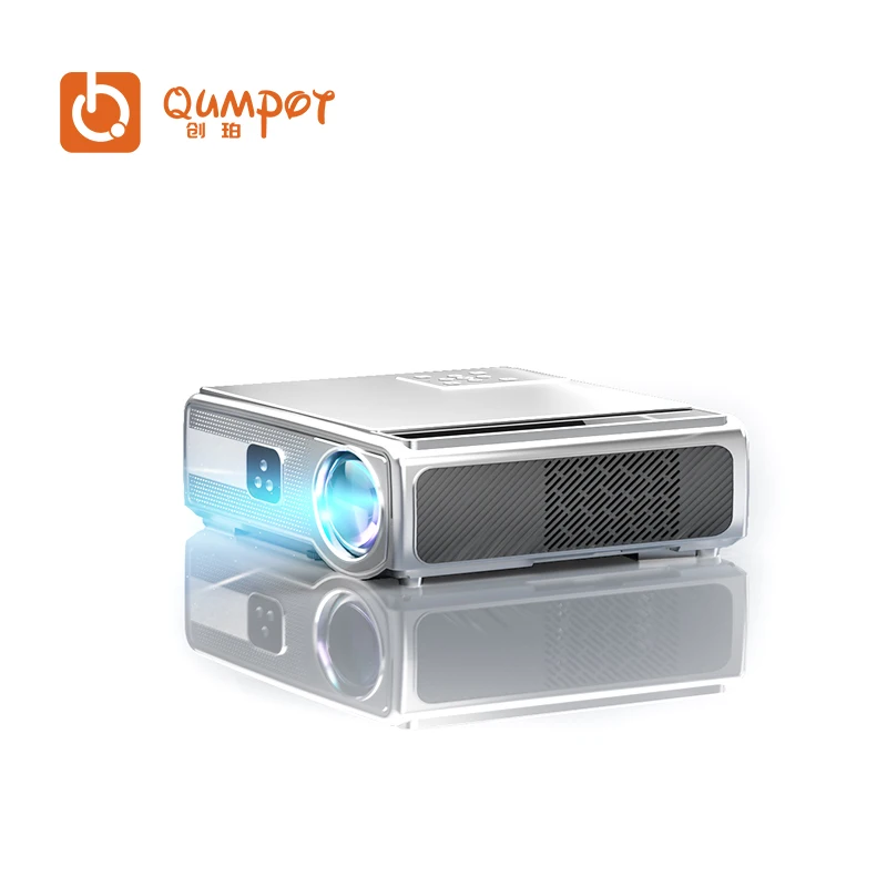 Hot selling Projector 4K Supported mini Projector Suitable for multiple scenarios Smart Wifi Bluetooth 1080P projector