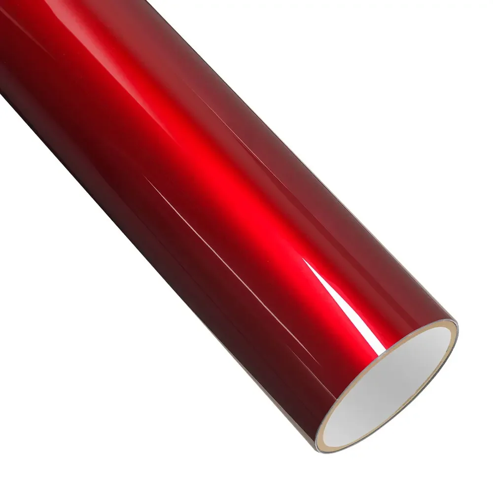 Car Sticker Super Bright Metal Soul Red Wrap Vinyl Film Color Change Film PET Bubble Free Decals PVC Sticker Car Accessories view 3