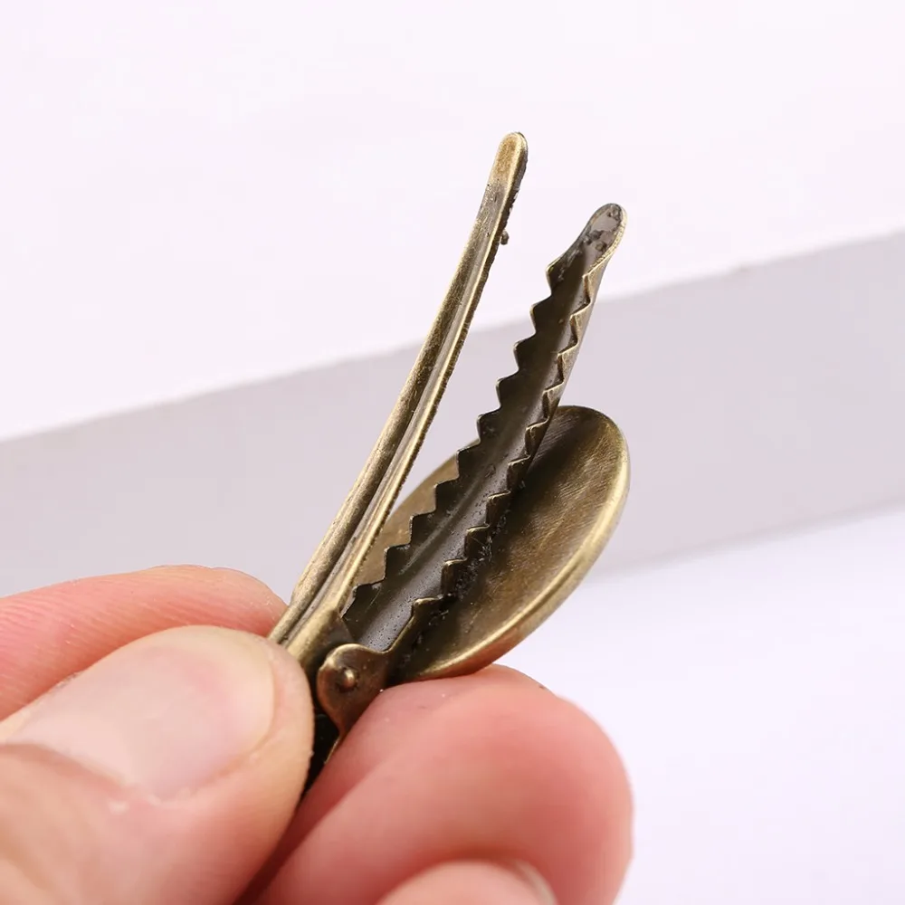 Onwear 10 قطعة مشبك شعر البرونز العتيقة قاعدة 12 مللي متر 20 مللي متر 25 مللي متر فارغة مشبك شعر كابوشون إعدادات لتقوم بها بنفسك الشعر مجوهرات اكسسوارات