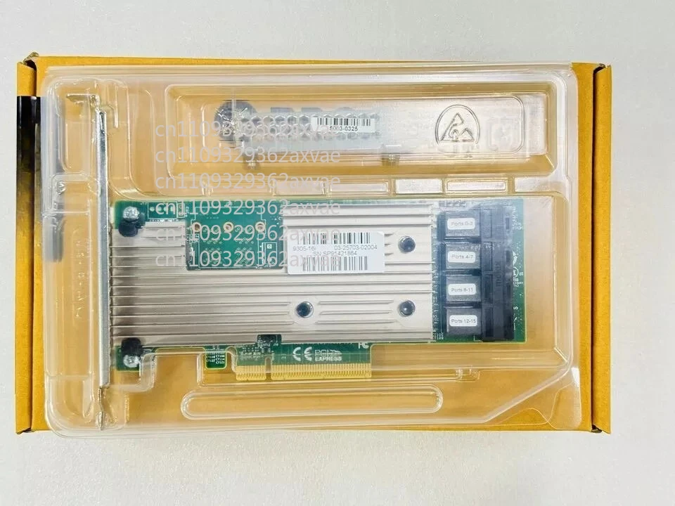 FOR Broadcom  LSI 9305-16i SATA/SAS HBA Controller Card 12Gbps PCIe Avago IT Mode