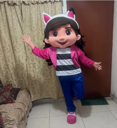 2025 جديد الكبار Hot البيع رغوة لطيف فتاة ملابس الشخصيات الكرتونية أفخم عيد الميلاد ملابس تنكرية للهالوين زي التميمة #1