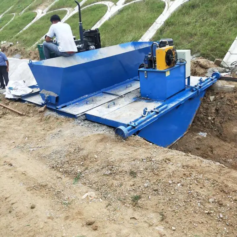 Curb stone forming machine, ladder rectangular lining machine, concrete canal one-time sliding film machine