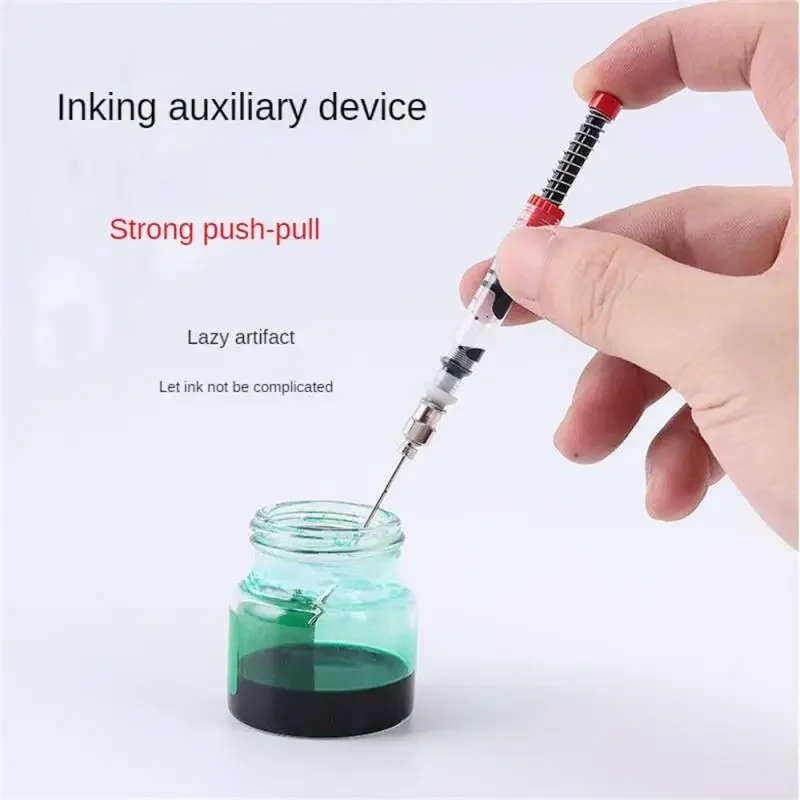 ใหม่ Fountain ปากกาเข็มฉีดยาเครื่องมือสําหรับอุปกรณ์หมึกบรรจุขวดตลับหมึกสํานักงานเครื่องเขียนโรงเรียน