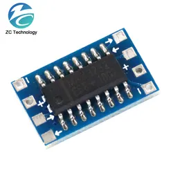 10PCS/LOT Mini MAX3232 RS232 to TTL Serial Port Leavel Converter Brush Module Connector MAX232 Flashing Board For Arduino