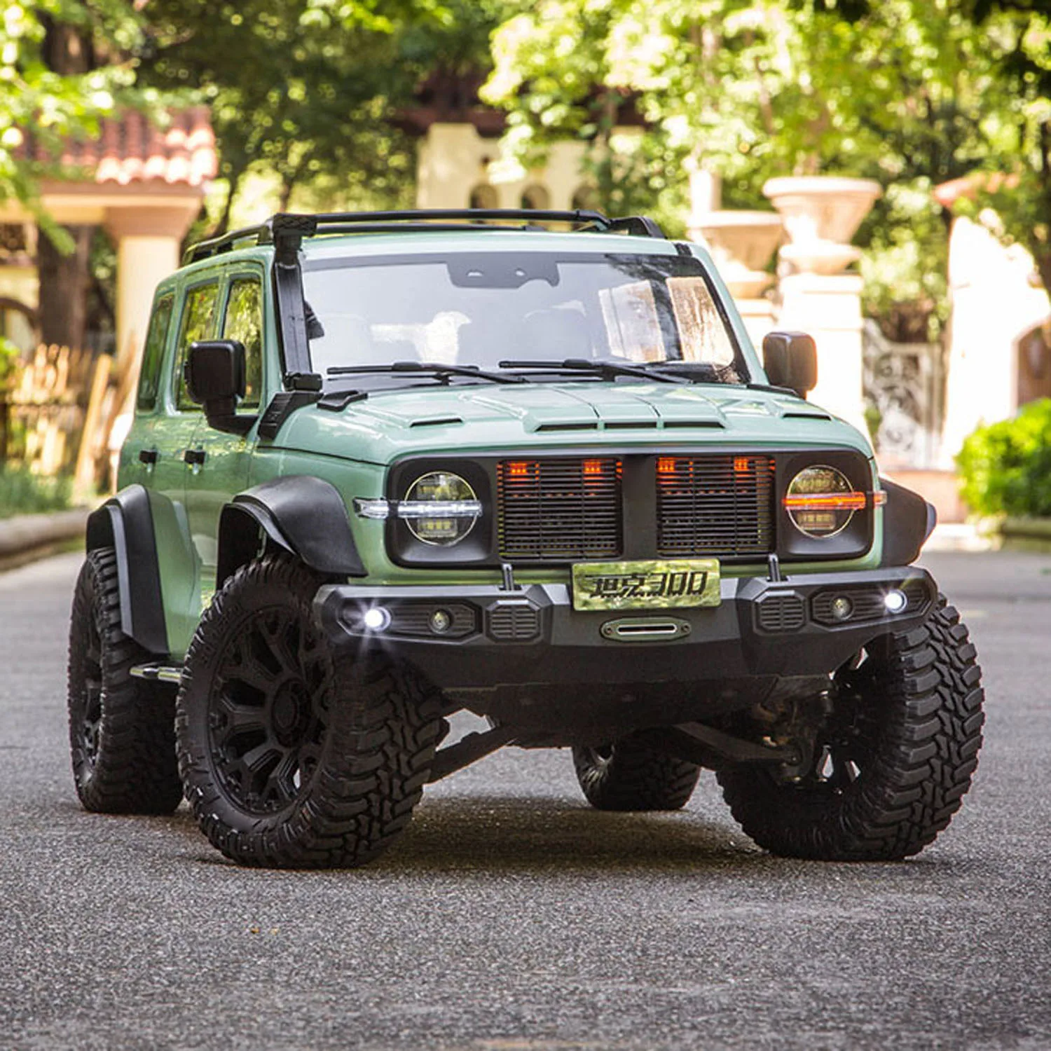 고성능 1/8 트랙션 취미 탱크300 RC 크롤러 AWD/2WD 메탈 드라이브 샤프트 나사형 코일오버 쇼크 업그레이드 세트 모델 자동차 ​