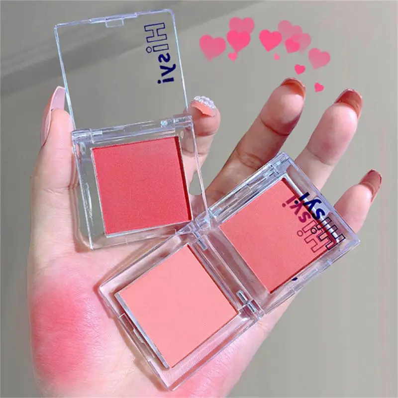 Blush Palette Natural Cheek Tint Matte Cosmetics Blush Powder Waterproof Soft trucco femminile fard per il viso illumina il viso 1 pz