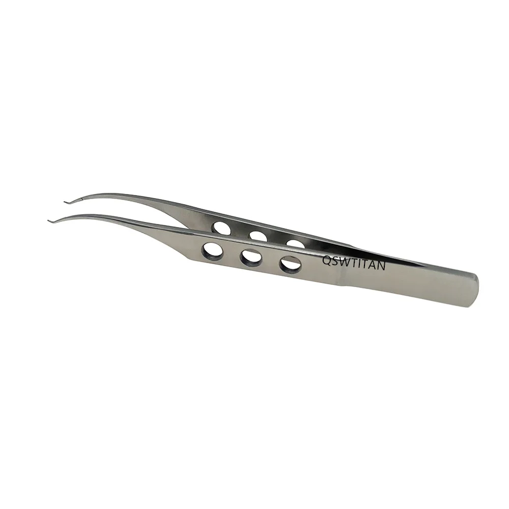 Stainless Steel Botvin Iris Teethed Forceps tweezers Ophthalmic Surgical Instruments Double eyelid Tool