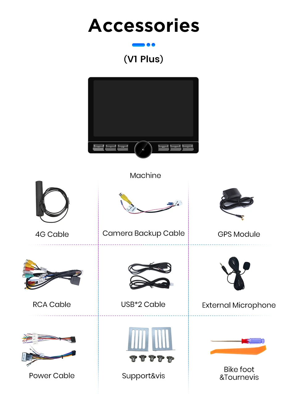 Junsun 10,1" Android Universal Single 1 Din Drehbares Autoradio 4GB+64GB Wireless Carplay Auto-Stereo Intelligentes System – Detail 23