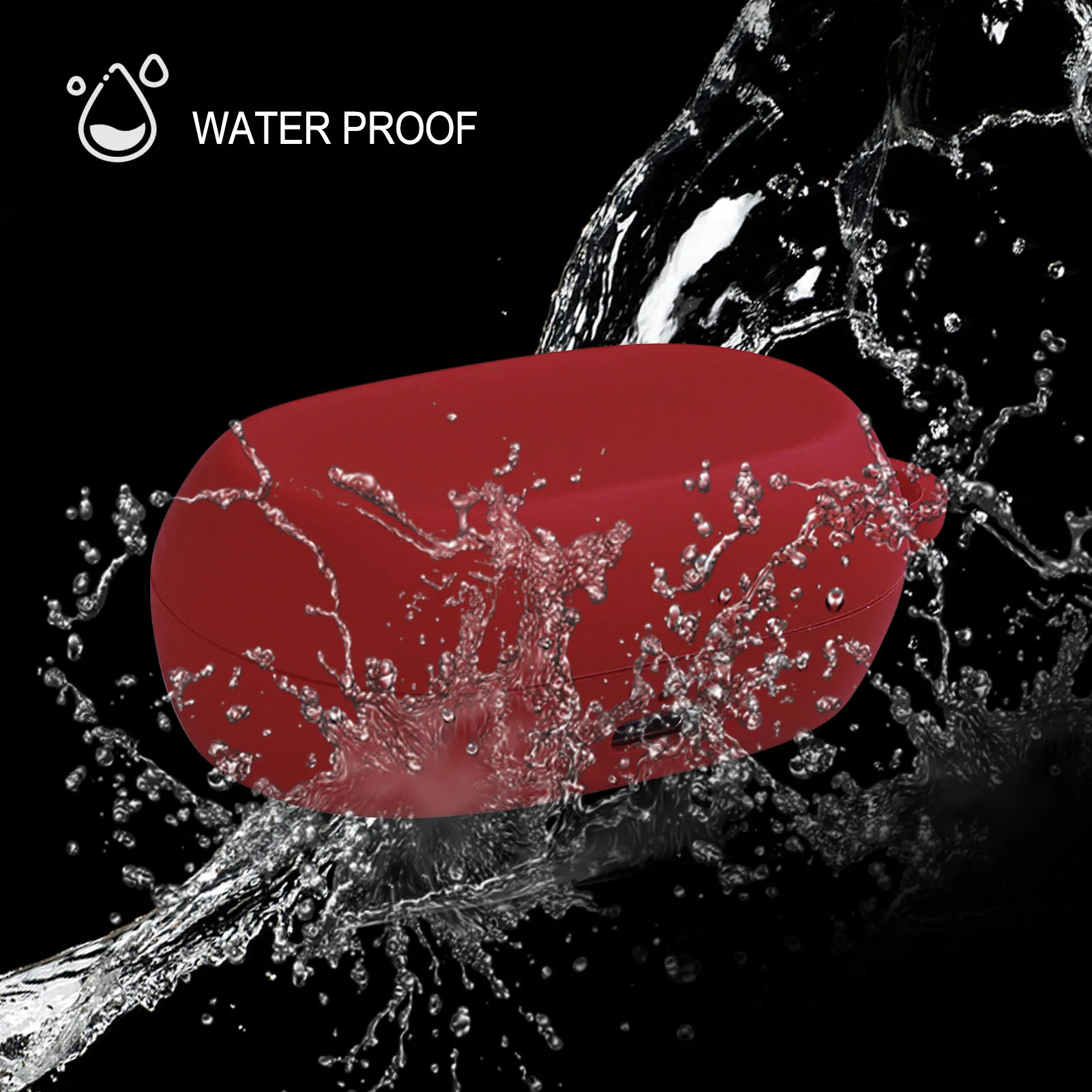 Ốp Lưng Dẻo Silicone Cho Jabra Elite 7 Pro Mềm Bao Chống Sốc Chống Trầy Xước Bảo Vệ Với Móc Khóa Cho jabra Elite 7 Pro