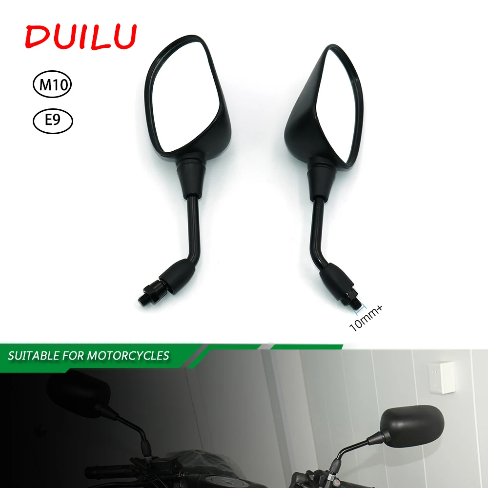 M10 Motorcycle Rearview Mirrors For HONDA XL750 CRF1100L XR150L XR125L XR190L CRF250L CB650F CRF300L NC700S/X NC750S/X XR400R CB
