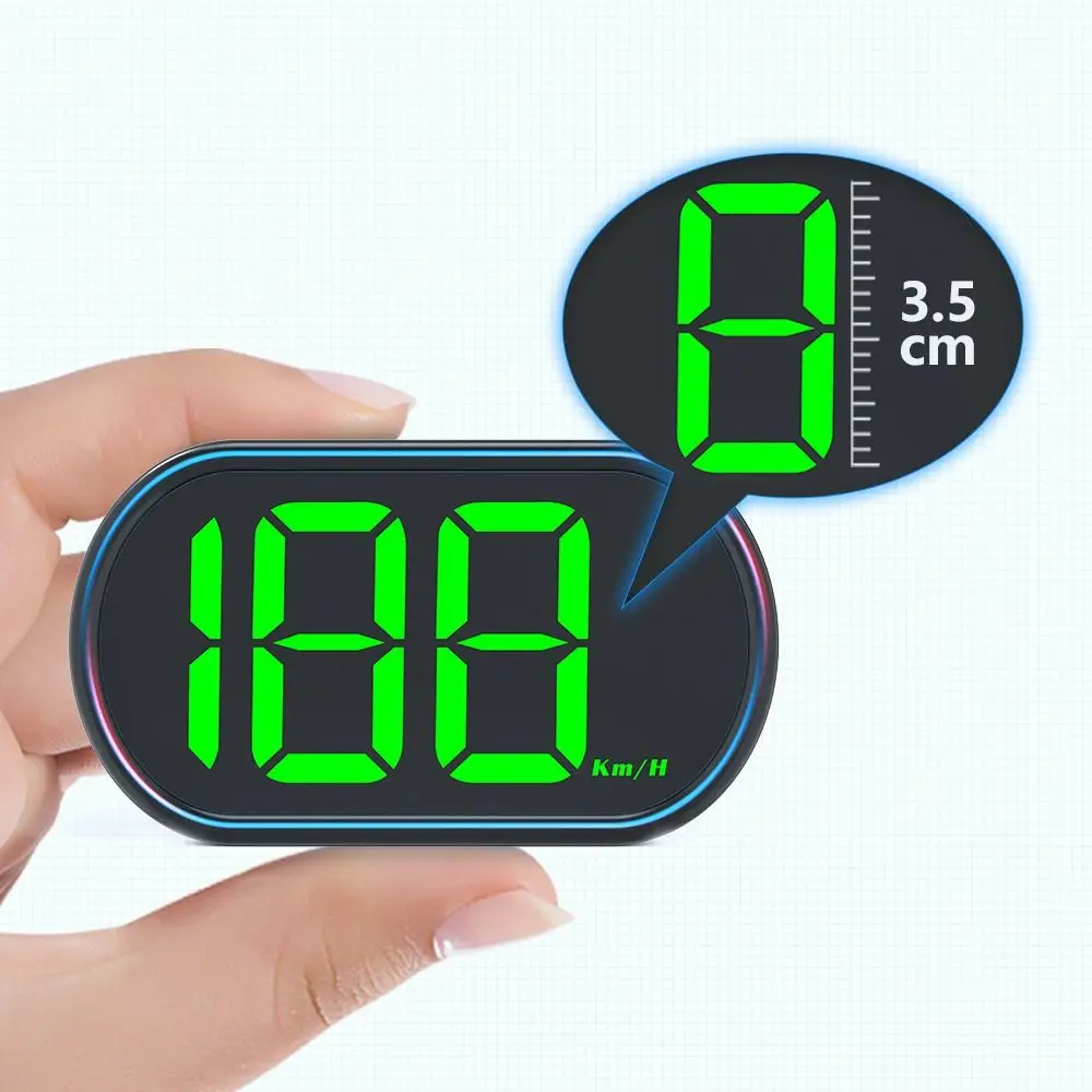 

Head-up Display HUD Display Auto Part Accessories Convenient Digital Speedometer Plug And Play Universal KMH Switch