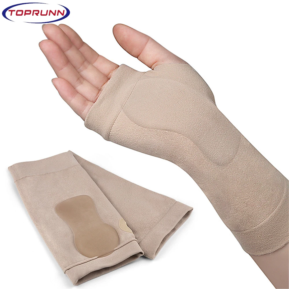 

1PCS Wrist Thumb Support Compression Gloves,Wrist Brace Compression Sleeves with Soft Gel Pads for Tendonitis, Arthritis