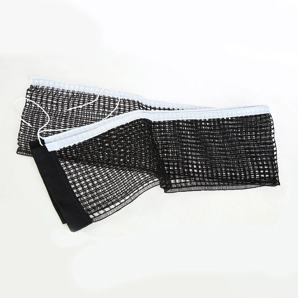 3PCS Portable Outdoor Table Tennis Replacement Net Nylon Regulation Pong Net without Post (Black) Table Tennis Net
