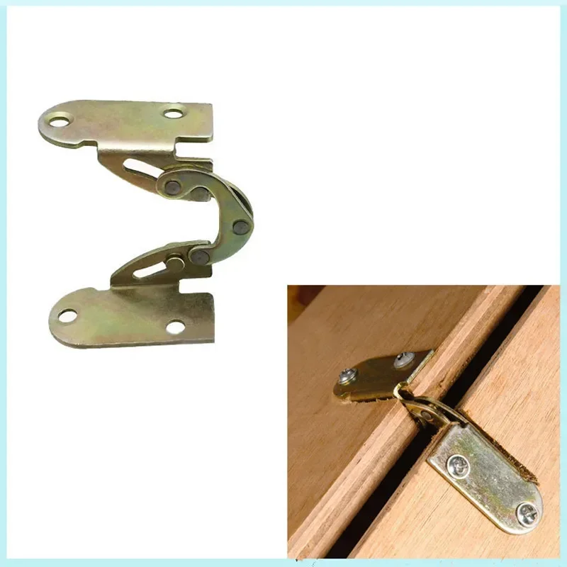 1pcs 180 degree flap hinge iron hidden folding hinge for Dining table desk bed bracket mechanism combination Furniture fittings