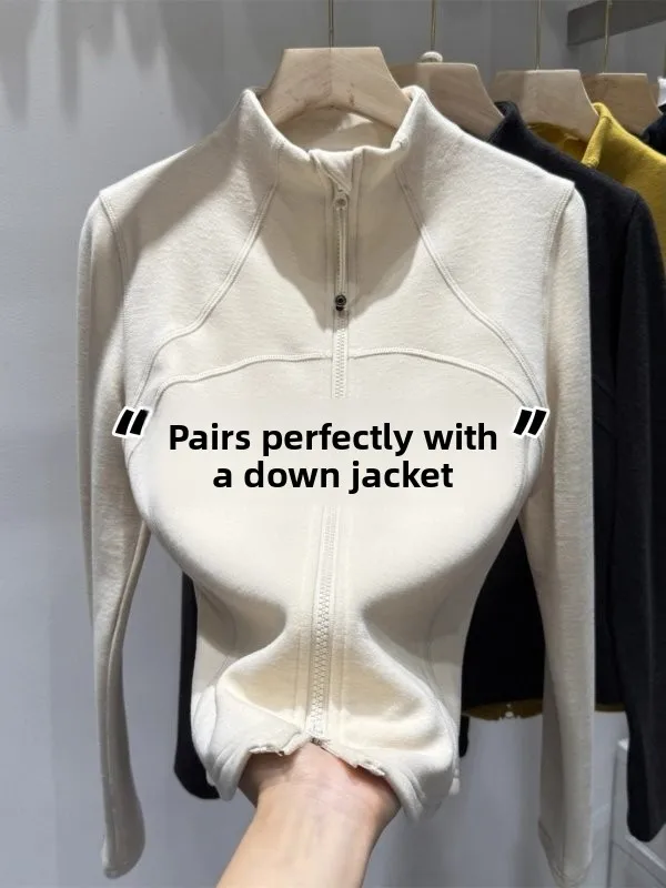 

Ele Stand Collar down Jaet Lightweight Thin f High Collar Women's Autumn Winter Slim Fit Fce Lined Zipper Closure...