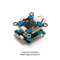 Hobbywing Xrotor FPV G2 4in1 ESC Competition 45A 65A 3-6S LiPo Flight Controller F7 BLHeli-32 Firmware Read 4 High Performance