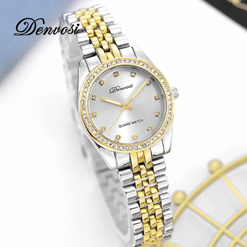 Women’s quartz watch  Fasion Elegance simple diamond wristwatch