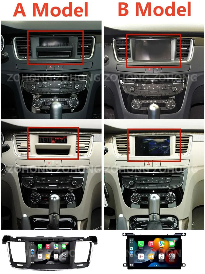 DSP Carplay For Peugeot 508 508SW Car Stereo Multimedia Video Player Head Unit GPS Navigation Autoradio Android Auto Radio 2 Din