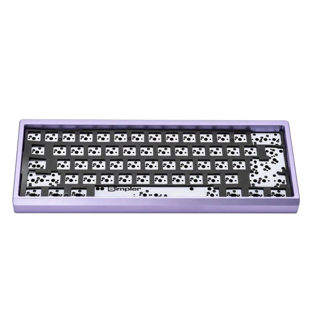 

Simpler60 индивидуальный комплект клавиатуры RGB с возможностью горячей замены, алюминиевый волон, эргономичный комплект механической клавиатуры, компьютерные игры, офисные аксессуары, подарок