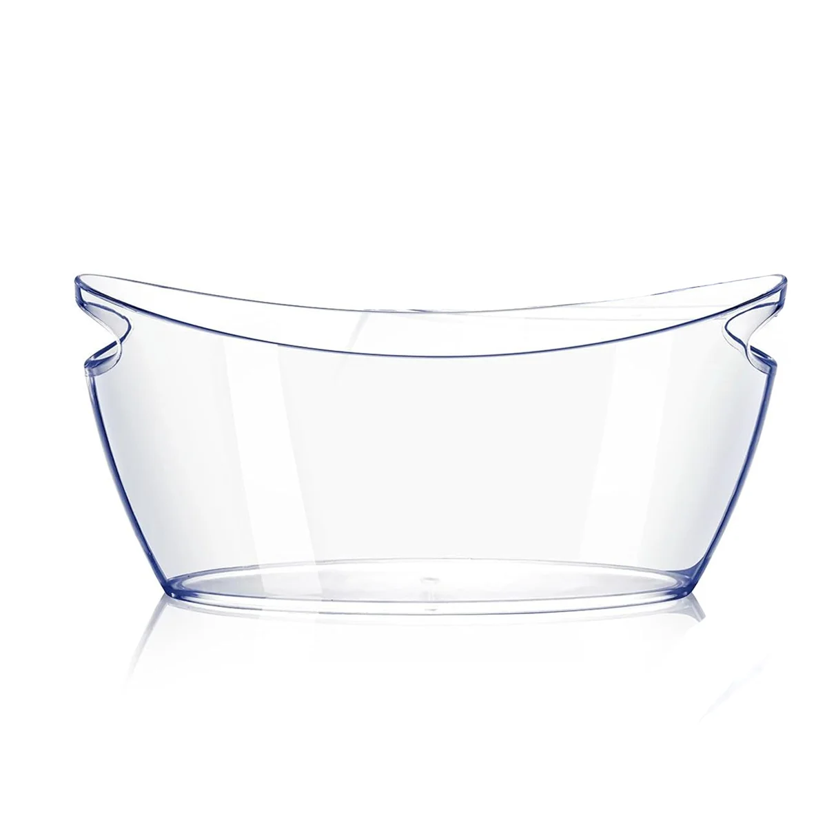 

Ice Bucket,Ice Buckets for Parties, Beverage Tub for Champagne Beer Sparkling Wine Cocktails Transparent HY