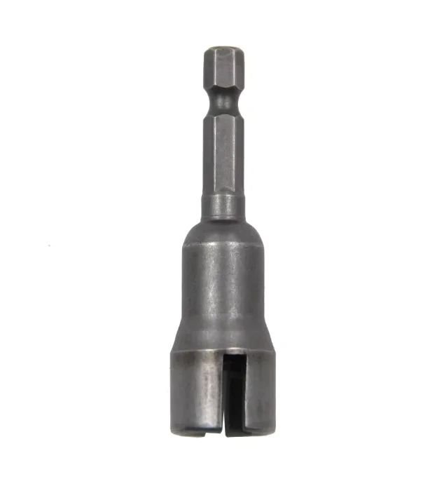 Natural Slotted Butterfly Hole Socket Wrench Electric Screwdriver Wing Nut Tool with 65/80mm Hexagonal Handle for Home Repair