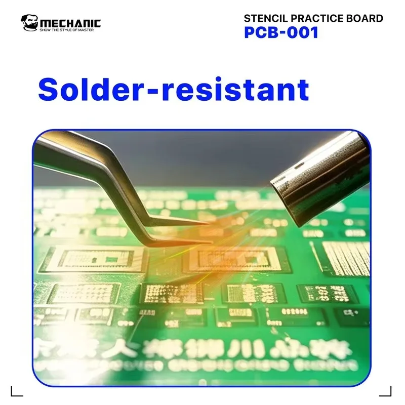 MECHANIC BGA Übungsplatine für PCB, Löt-Trainingsplatte für iPhone 17 Motherboard-Chip-Rework, Löt-Übungs- und Reparatur-Handwerkzeug – Detail 3