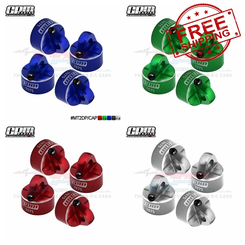 GPM 7075 Alloy Shock Cap Cover for TEKNO 1/10 MT410 2.0 4X4 PRO RC CAR