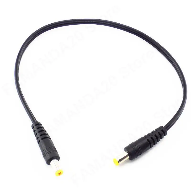 Z męskiego na męskie moc dźwięku AV 5.5mm x 2.1mm męskie do 5.5x2.1mm męskie złącze przewody zasilające przedłużenie kabla M20 — zdjęcie 4