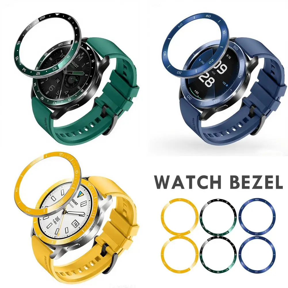 Para Xiaomi Watch S3/S4 anillo de escala de acero inoxidable carcasa protectora duradera estable fácilmente extraíble ajuste perfecto Protector de bisel