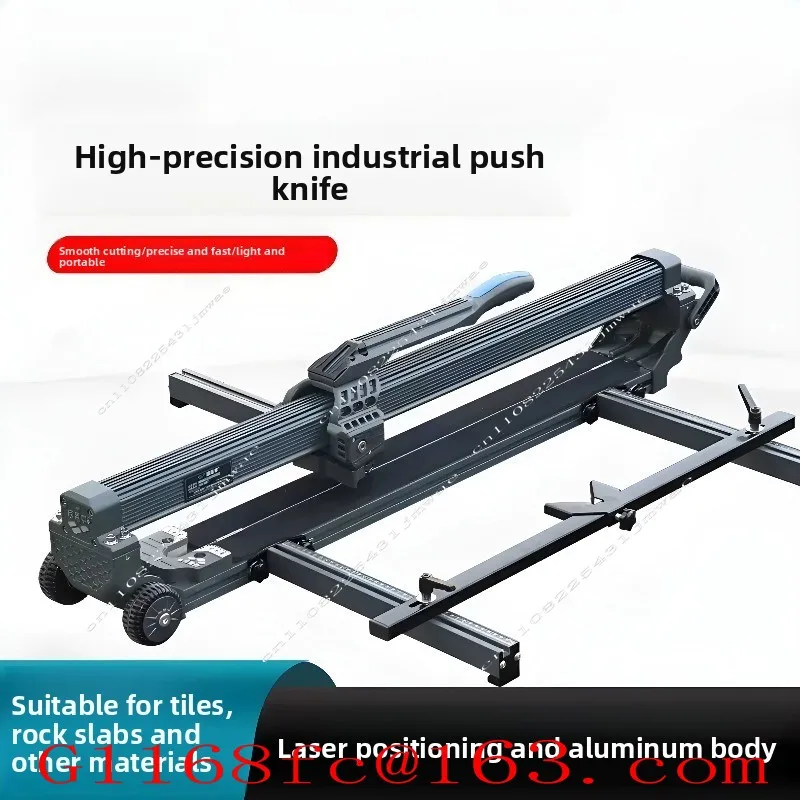 Tile Push Knife Manual Slate Floor Brick Cutting Machine High Precision Industrial Grade Large Slab Track Push-pull Knife