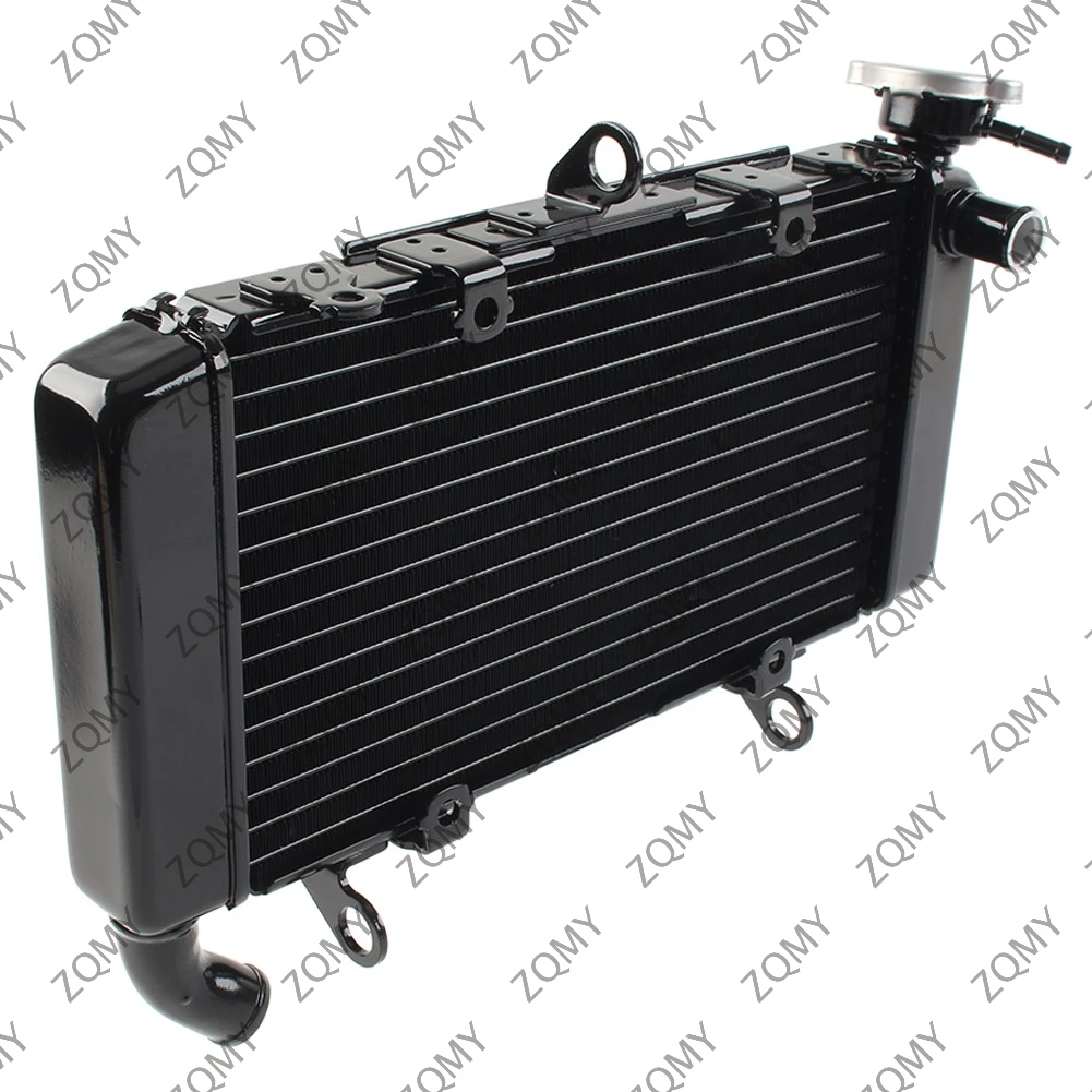 Pendingin Radiator sepeda motor aluminium, pengganti pendingin untuk Honda CB500F 2019 2020 2021 hitam