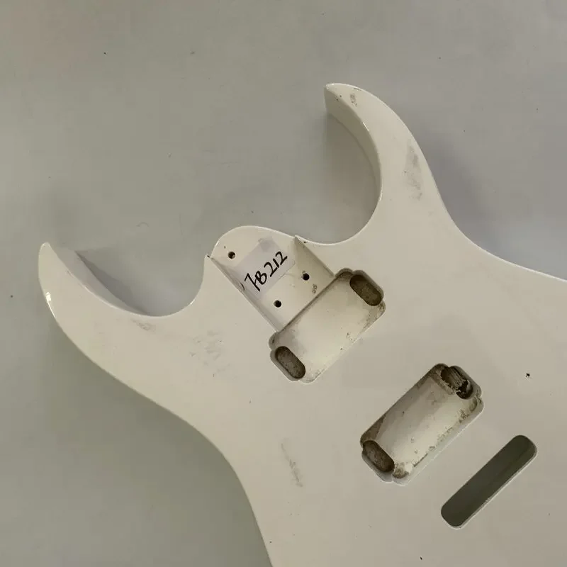 FB212 White Color Active Pickups Electric Guitar Unfinished ST Guitar Body 2 Humbucker Pickups Custom Order DIy Replace Parts