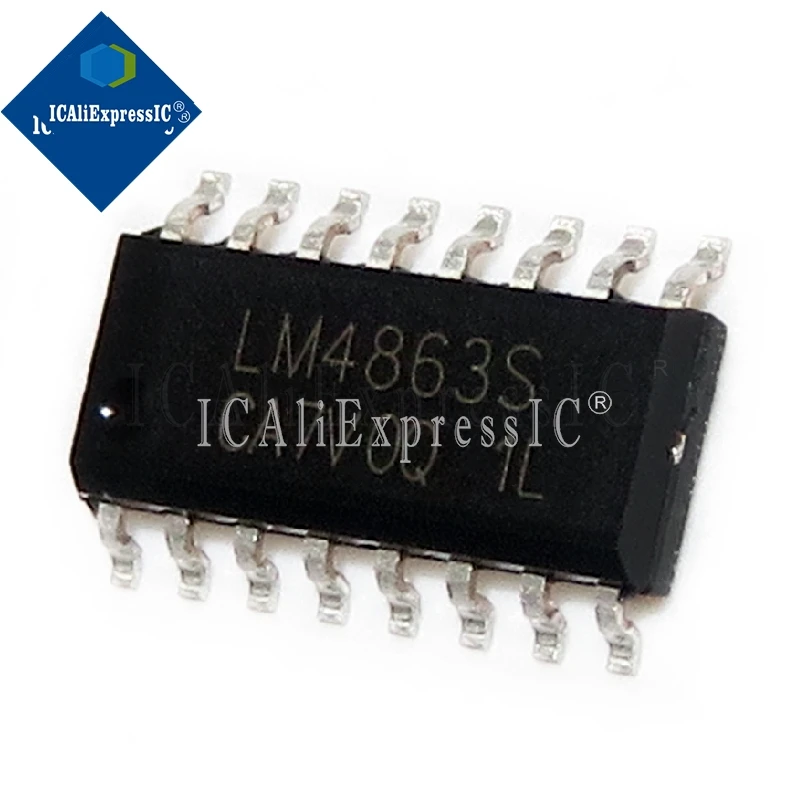 10pcs/lot LM4863S LM4863 MC4863PD MC4863 TC4863SB TC4863 SOP-16 In Stock
