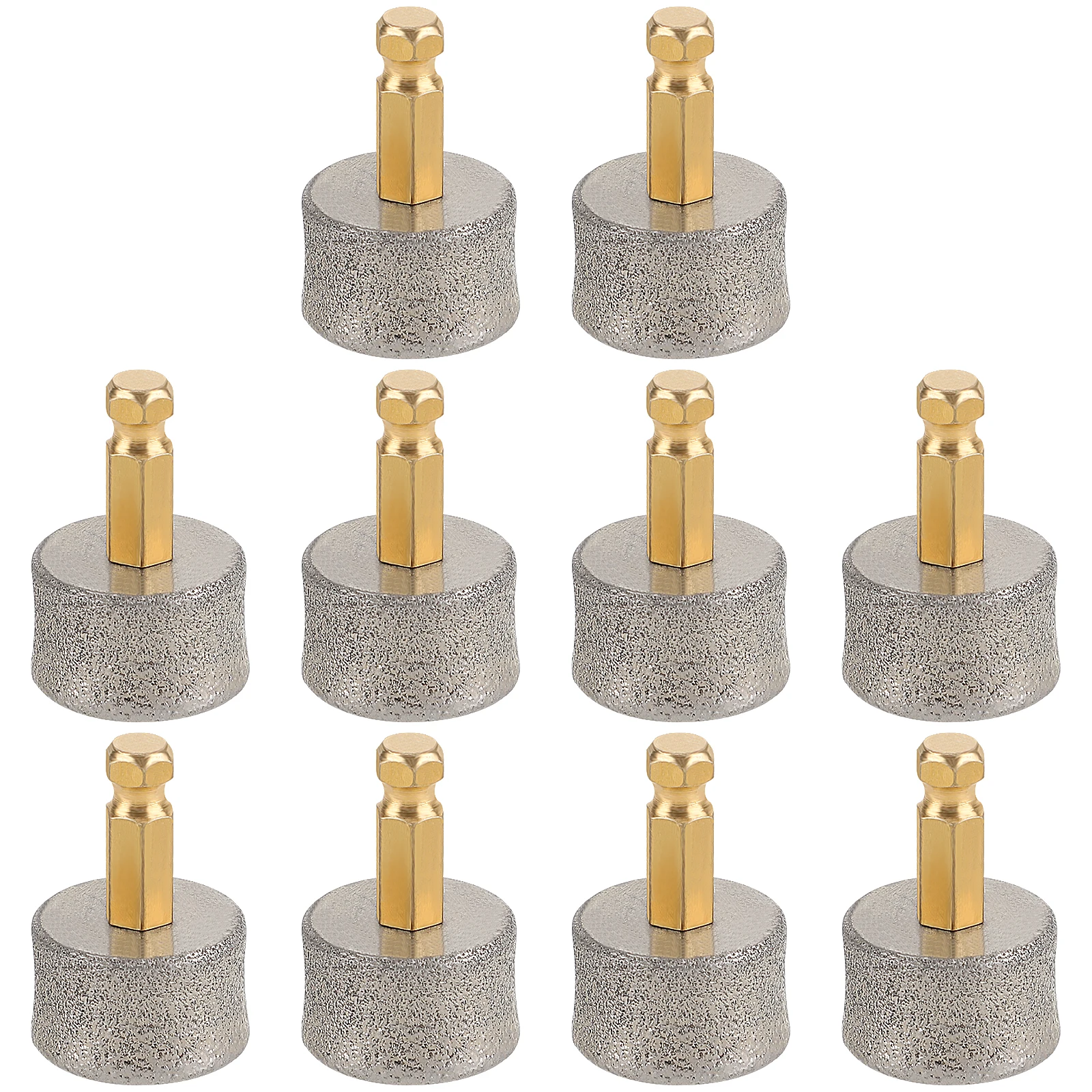 

10pcs Electric Nail Grinder Grinding Head Replacement Dog Pet Toenail Grooming Metal Durable Wear Resistant Easy Install Pet