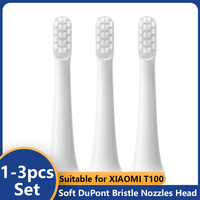 3Pcs T100 Electric Replacement Toothbrush Heads For Xiaomi Mijia T100 Mi Smart Cleaning Whitening Healthy