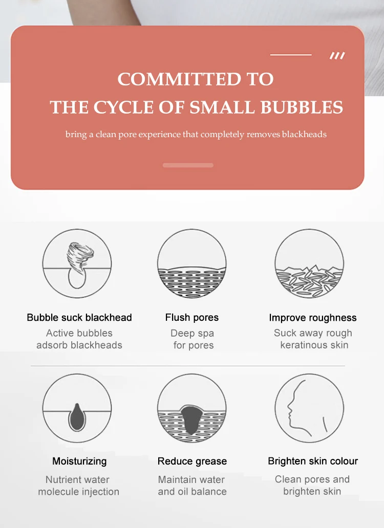 مكتبة ذكية منتجات دروبشيبينغ 2025 تقشير جلدي مائي صغير أكوا الوجه فقاعة صغيرة مزيل الرؤوس السوداء الكهربائية Vac #3