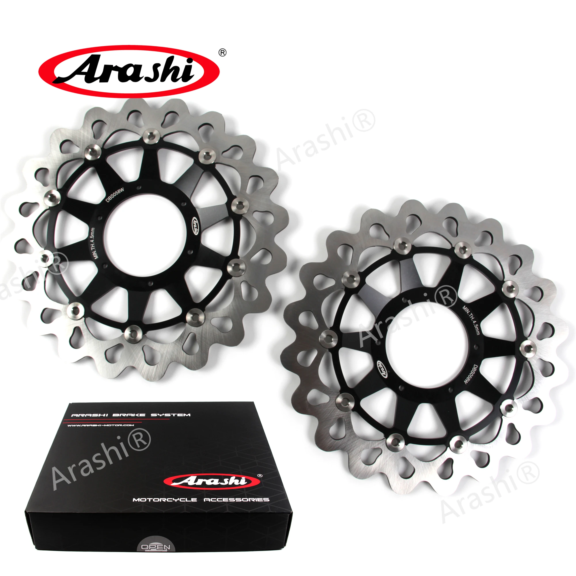 

Arashi 1 Pair CNC Floating Front Brake Disc Rotor For HONDA CBR1000RR SP Fireblade 1000 2014 2015 2016 CBR 1000 RR CBR1000RR SP