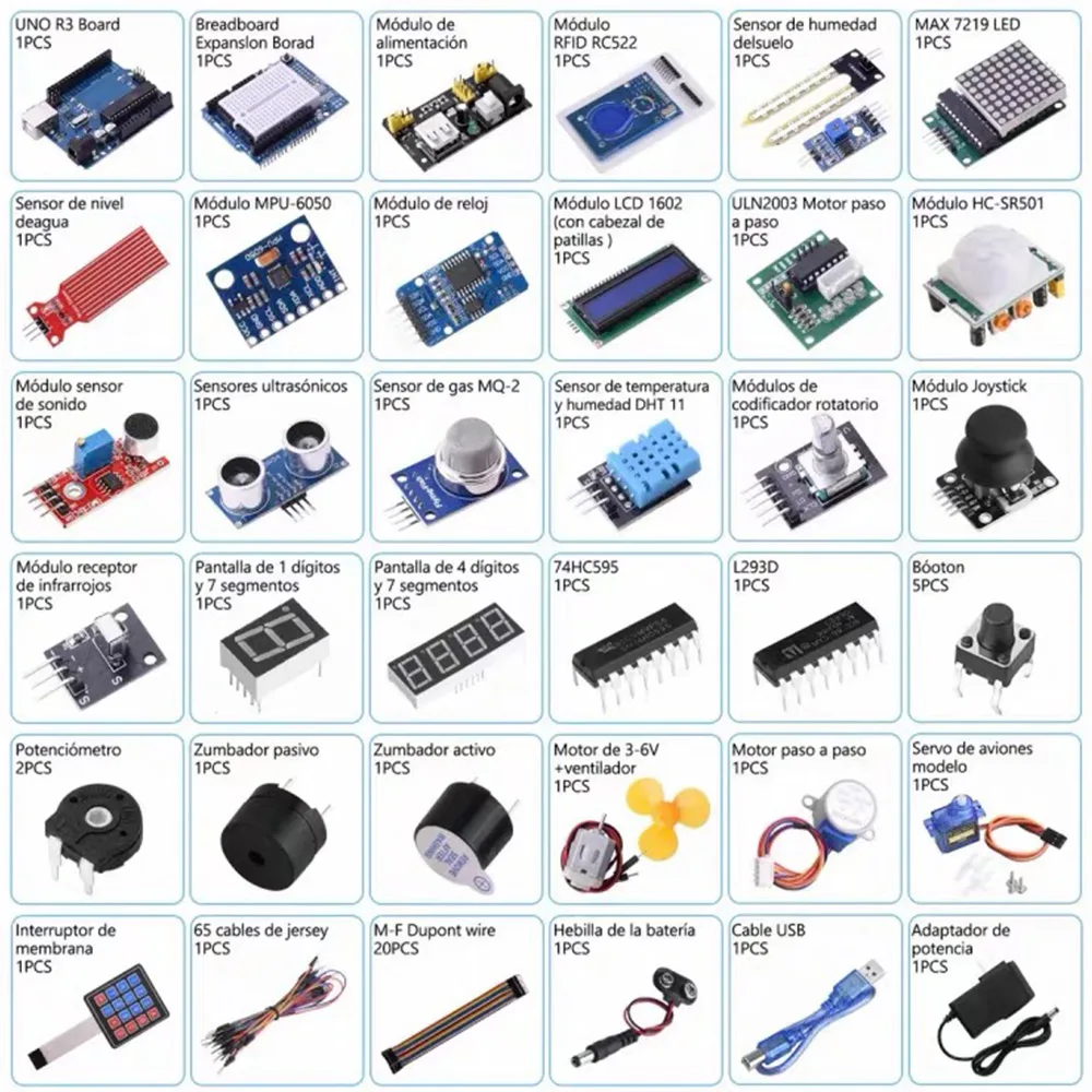 The Most Complete Kit for arduino Uno_R3 Board Programming Project DIY Electronics Laboratory Smart Beginner Kit for ATmega328P
