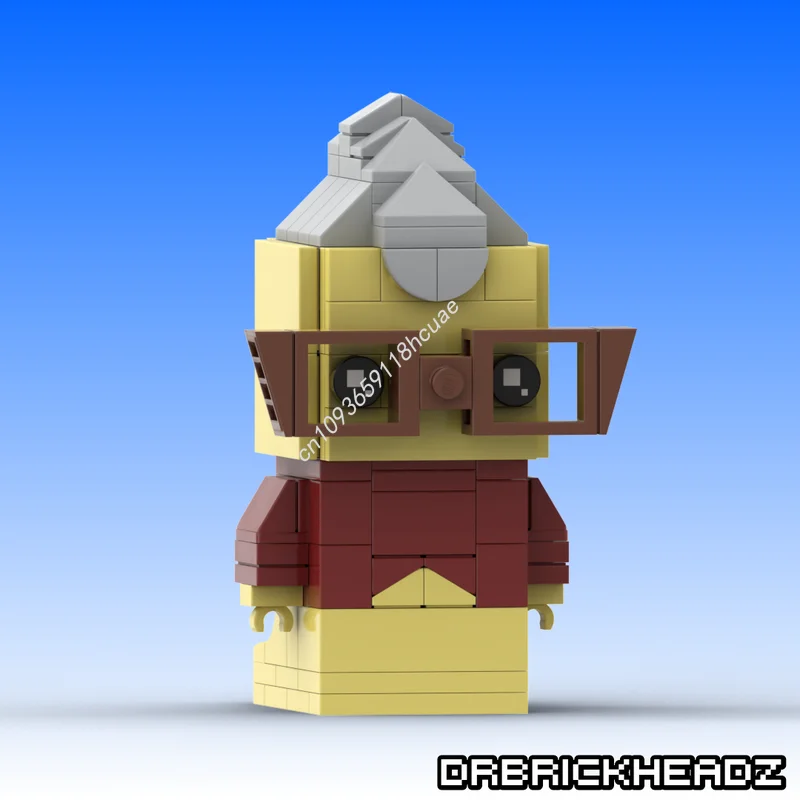 ตัวต่อ MOC Roz Monterser Inc Brickheadz 140 ชิ้น ชุดตัวต่อเสริมทักษะ STEAM ฝึกฝนการลงมือปฏิบัติ ฝึกทักษะการคิดเชิงตรรกะ ของเล่นคริสต์มาส ของขวัญ