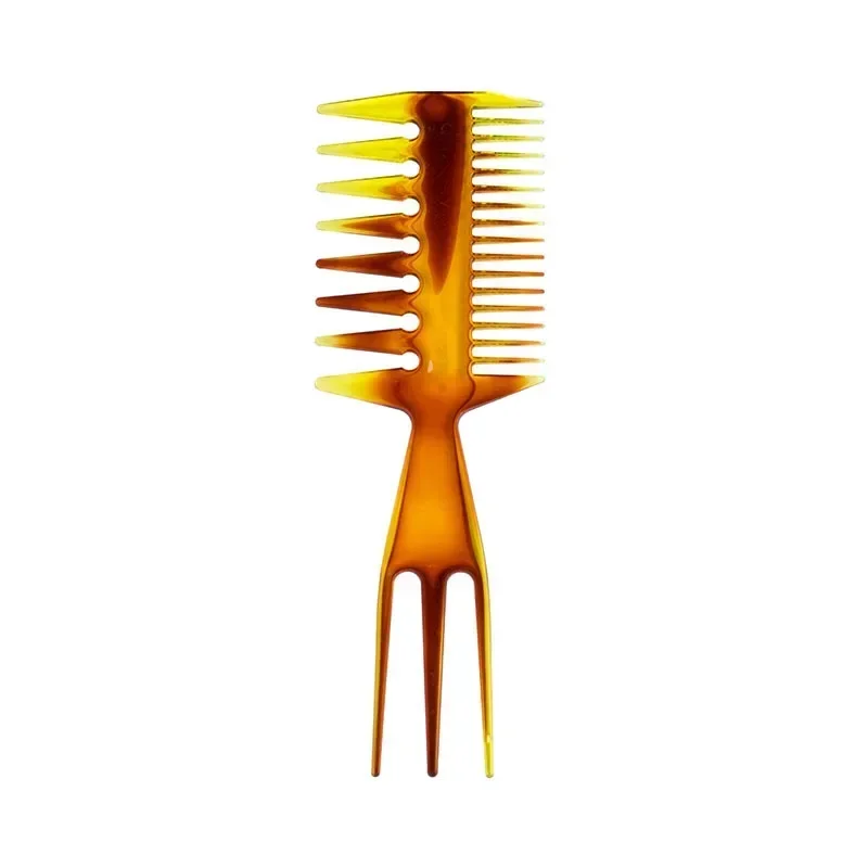 Big Teeth Double Side Tooth Combs Barber Hair Dyeing Cutting Coloring Brush Hair Brush Man Hair Styling Tool