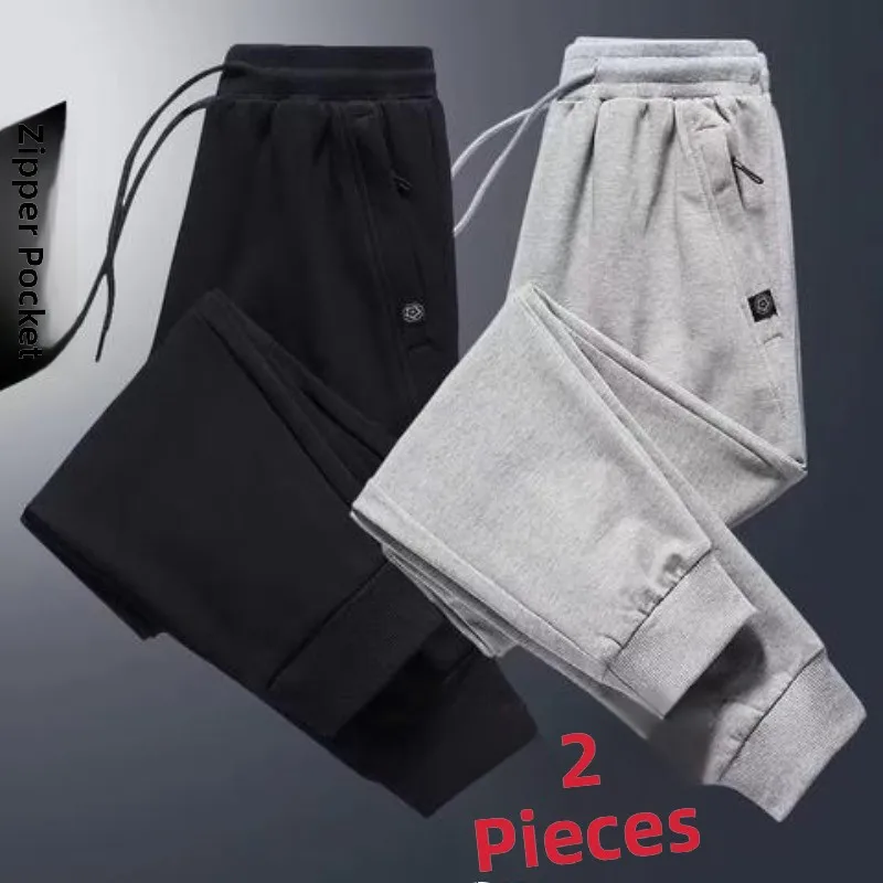 

Trendy Men's Sports Pants Spring Autumn Running Casual Loose New Large Size 200 Pou Sweatpants Polyester Fiber 00%