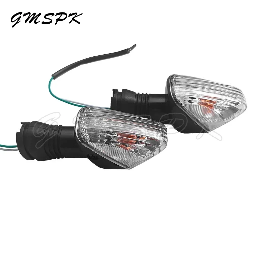 2Pcs Front Rear Turn Signal Light Indicator Lamp Fit for KAWASAKI NINJA ZX-6R ZX6R ZX-6RR KLE500 KLE650 KLR650 Z750S Z1000