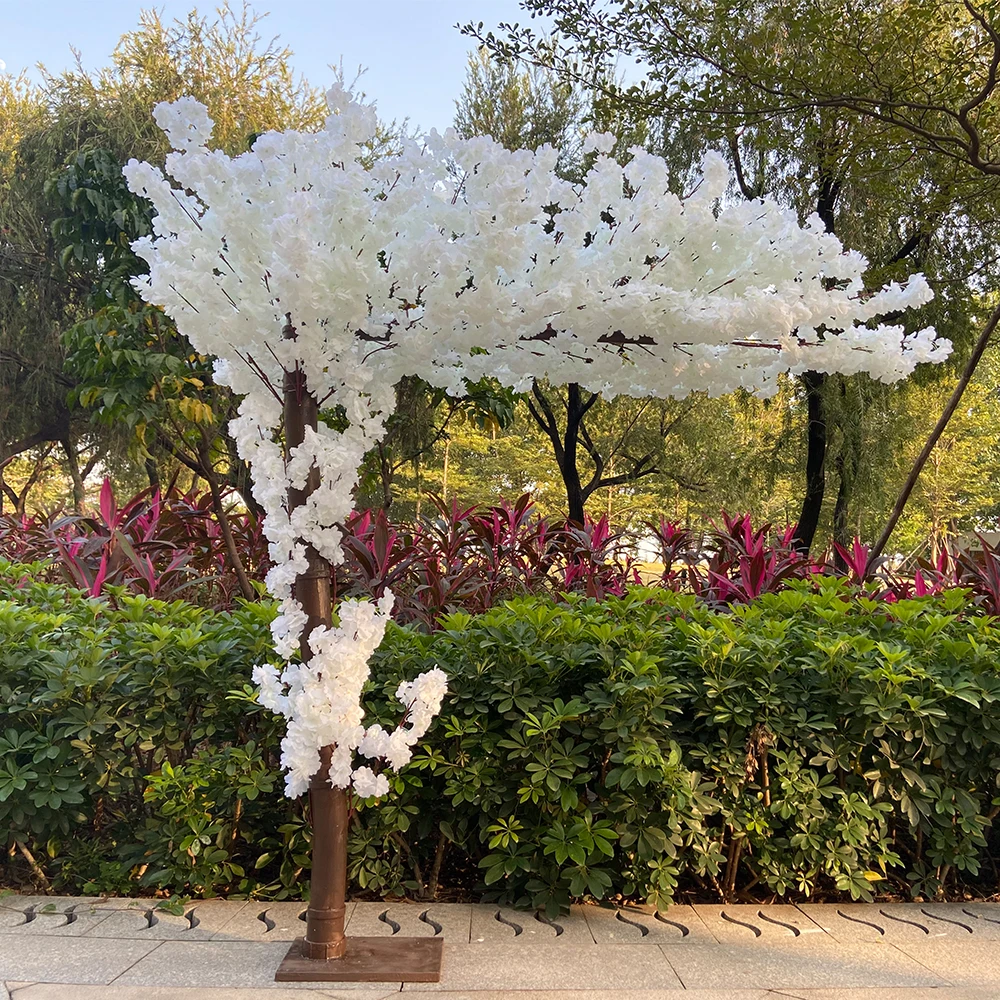 Artificiale Cherry Blossom Tree Floor simulazione fiore ornamento grande albero di pesca matrimonio casa giardino all\'aperto decorazione dell\'hotel